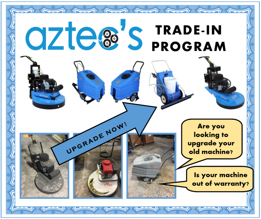 Aztec's Trade In Equipment Guarantee