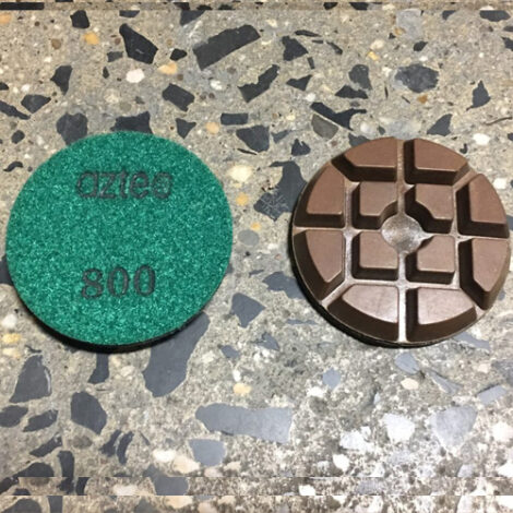 800-grit 3" Concrete Diamond Puck