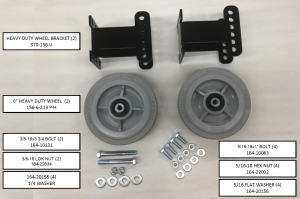 LowRider burnisher wheel bracket parts