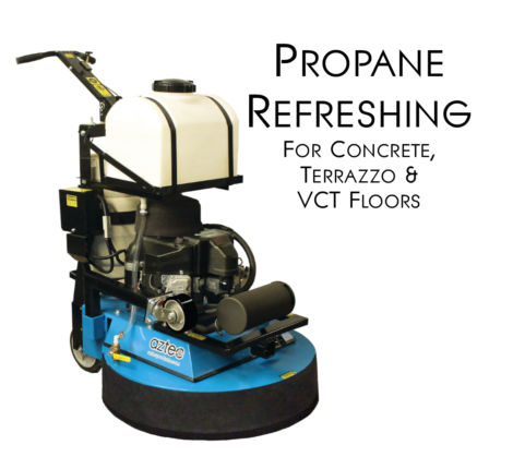 aztec refresher propane multi-purpose floor machine