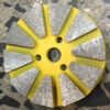 100 GRIT 3" DIAMOND; METAL BOND; 10 SEG