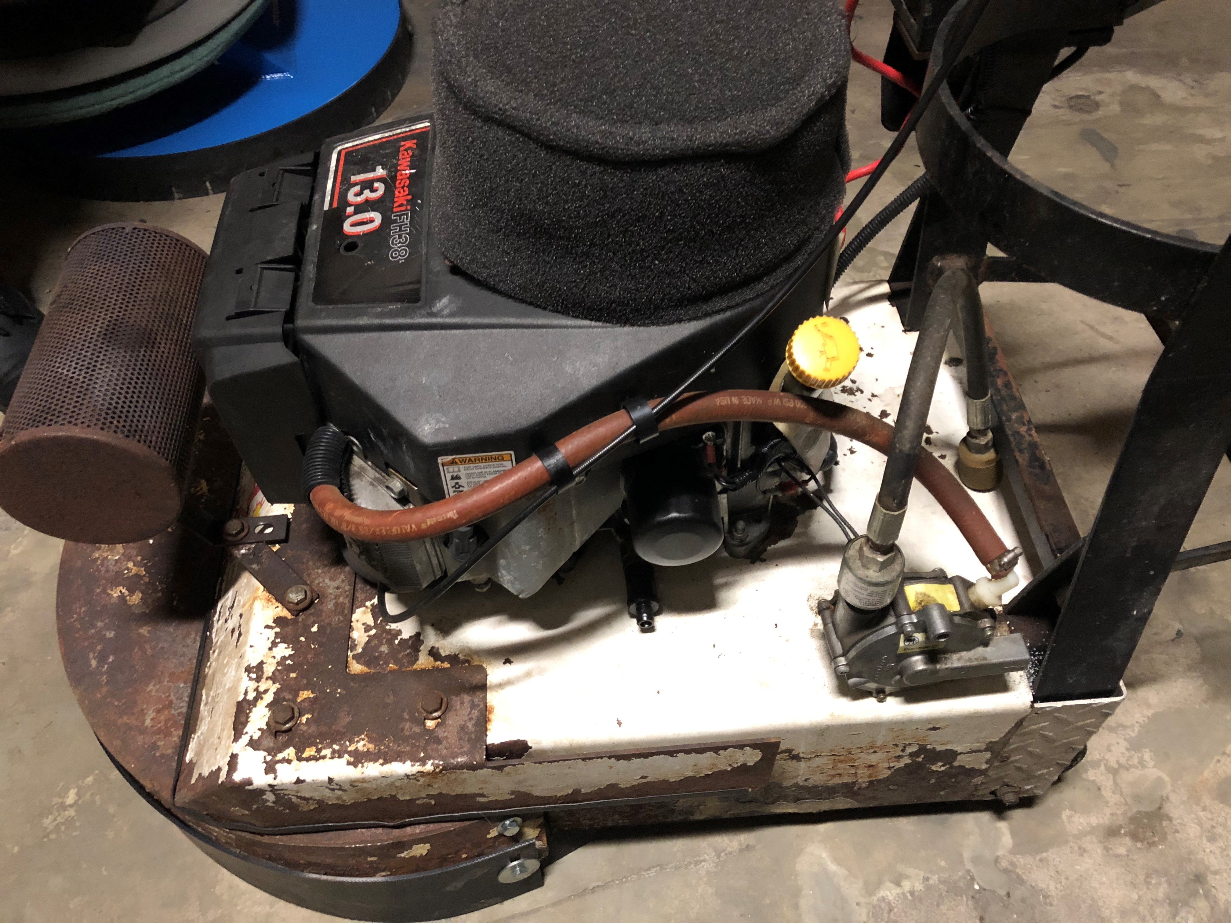 Used Sidewinder 24 inch Propane Floor Stripper For Sale Aztec Products