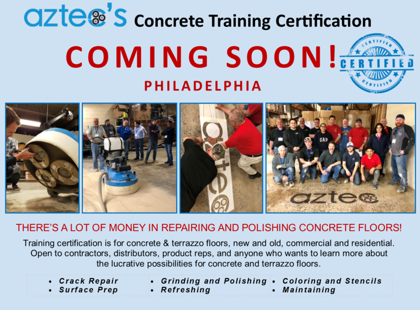 GET CERTIFIED TO POLISH CONCRETE AND MAKE MORE MONEY PER SQFT