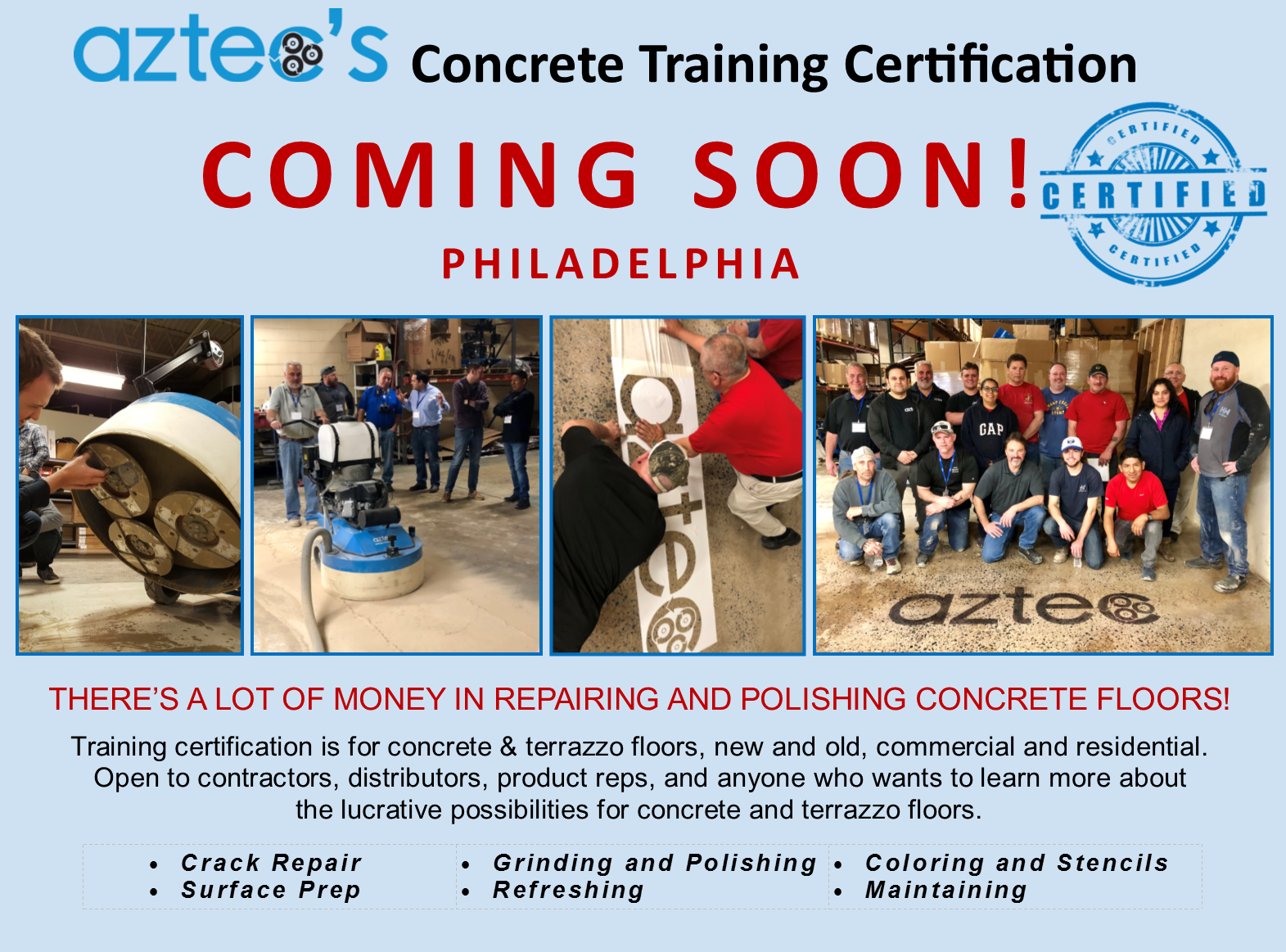 Concrete Training IMAGE COMING SOON Aztec Products